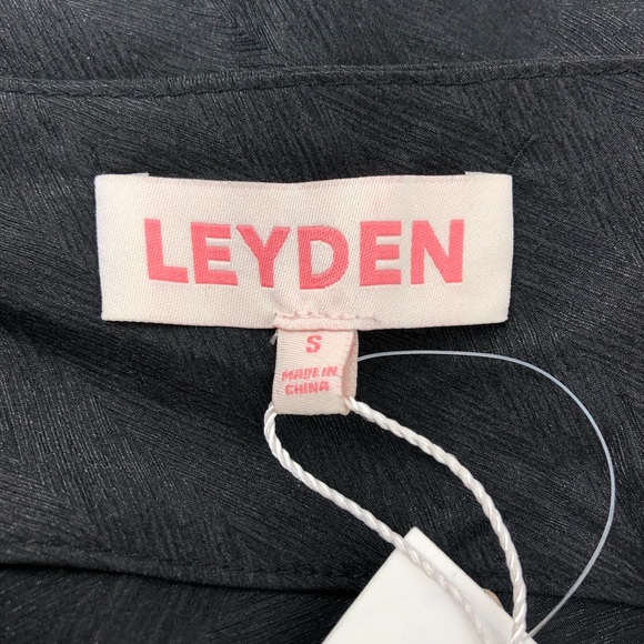 Leyden Black Satin Tank Top, NWT, Size S - Picture 5 of 8